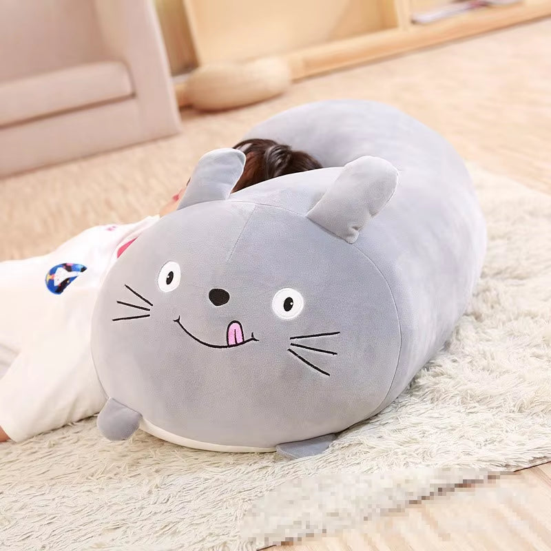 30Cm Plush Pillow Animal Cartoon Cute Fat Dog Cat Totoro Penguin Pig Frog Plush Toy Plush Cute Child Gift Kawaii