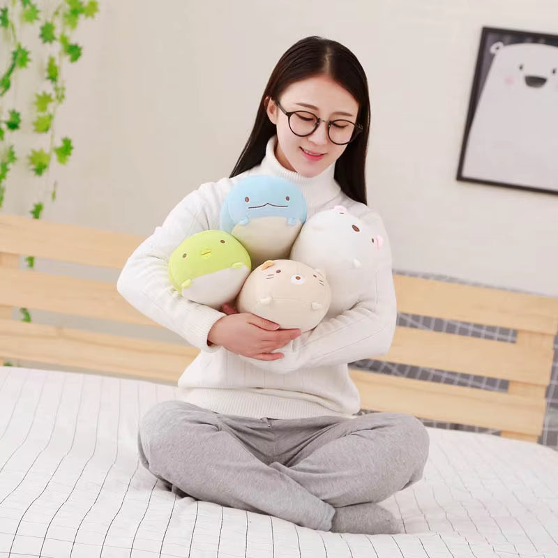 30Cm Plush Pillow Animal Cartoon Cute Fat Dog Cat Totoro Penguin Pig Frog Plush Toy Plush Cute Child Gift Kawaii