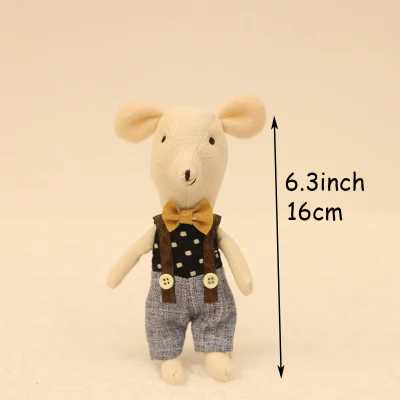 Mouse Stuffed Animals Kids Birthday Gifts Cute Mice Plush Doll House 22 Style Toys Christmas Presents