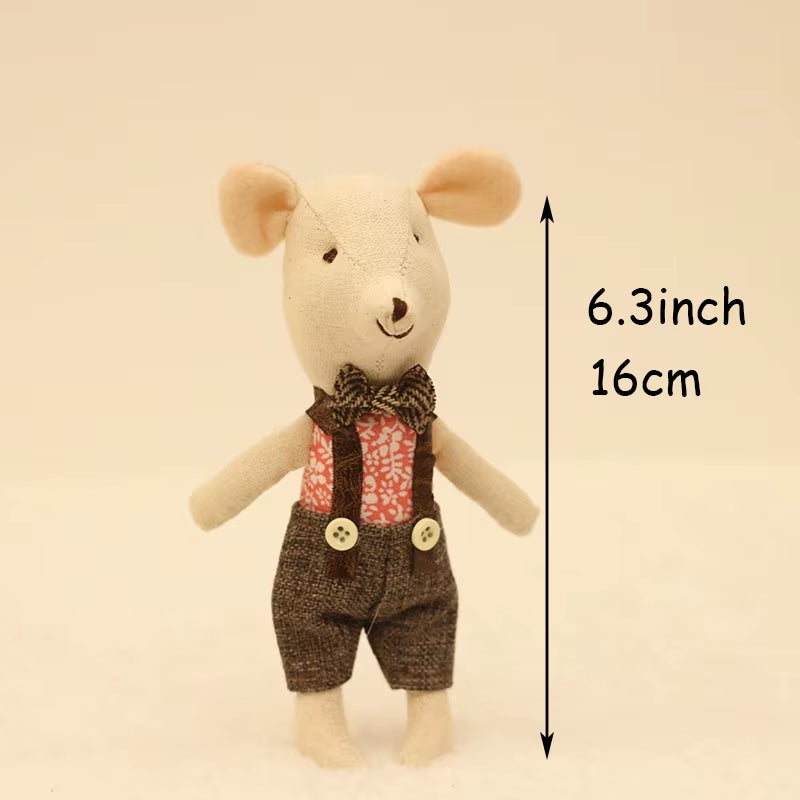 Mouse Stuffed Animals Kids Birthday Gifts Cute Mice Plush Doll House 22 Style Toys Christmas Presents