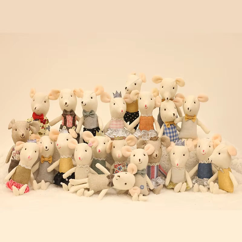 Mouse Stuffed Animals Kids Birthday Gifts Cute Mice Plush Doll House 22 Style Toys Christmas Presents